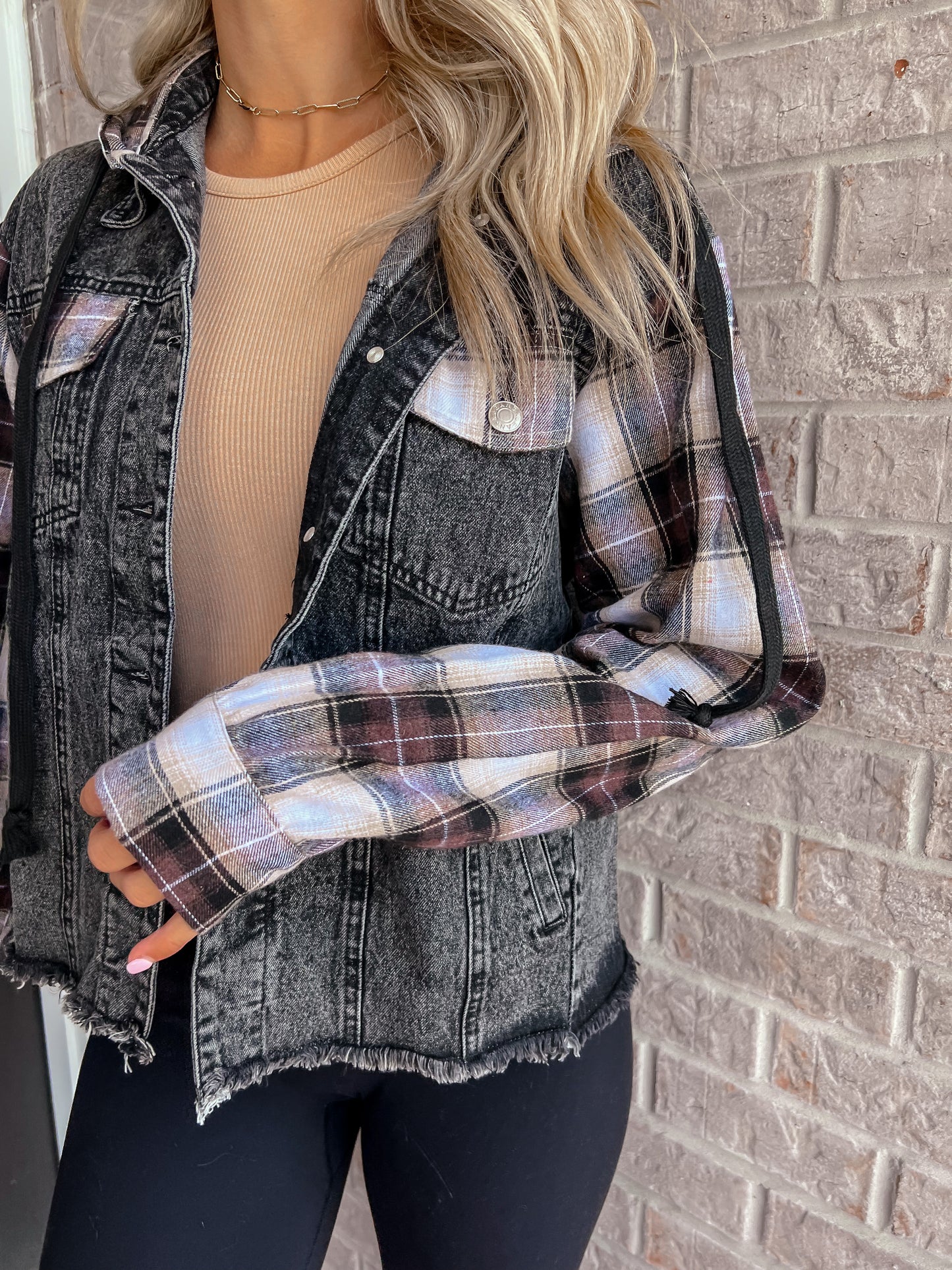 Charcoal Denim Jacket