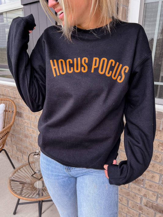 (Size Medium)Hocus Pocus Black Sweatshirt