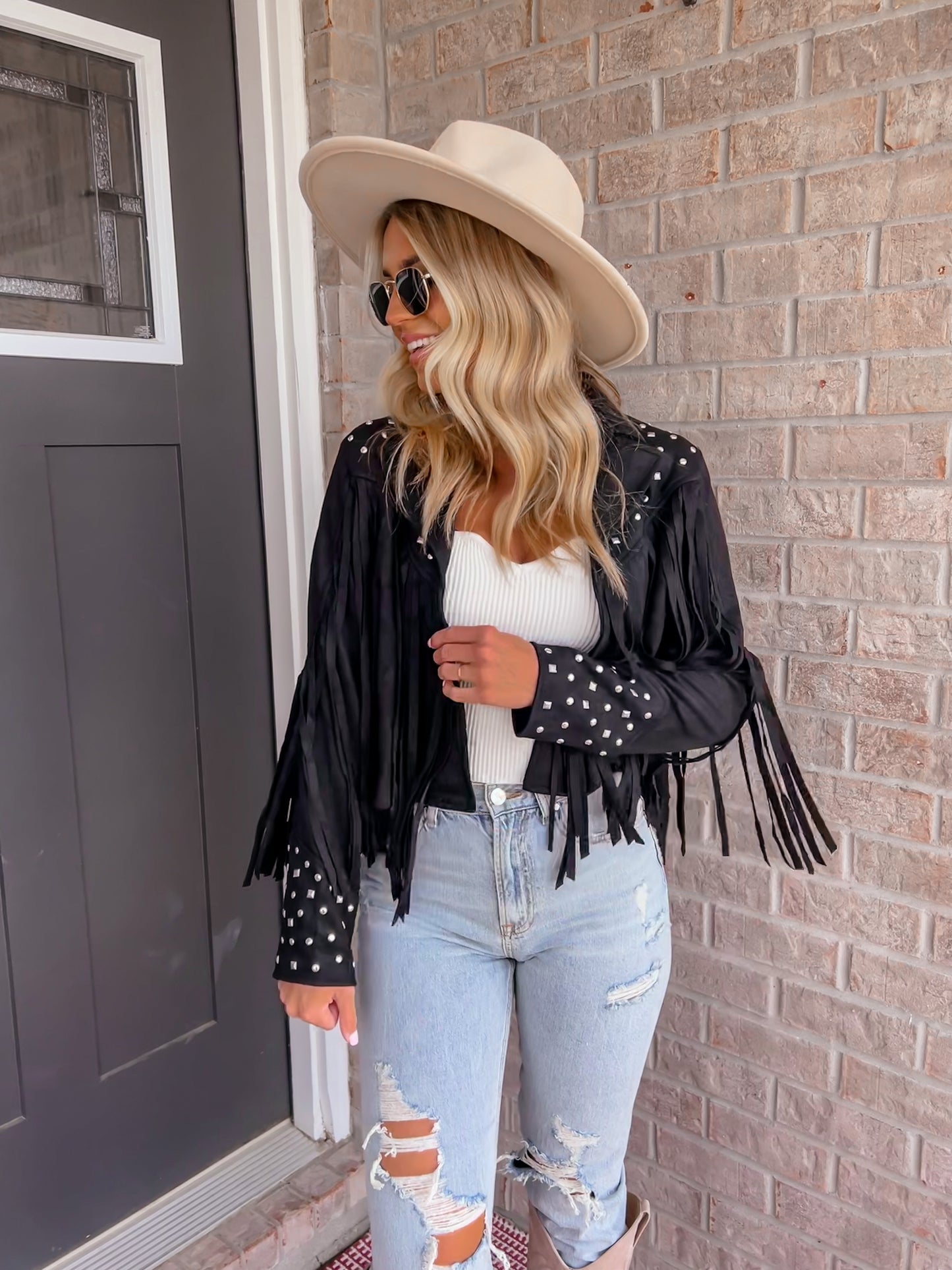 Black Fringe Nashville Jacket