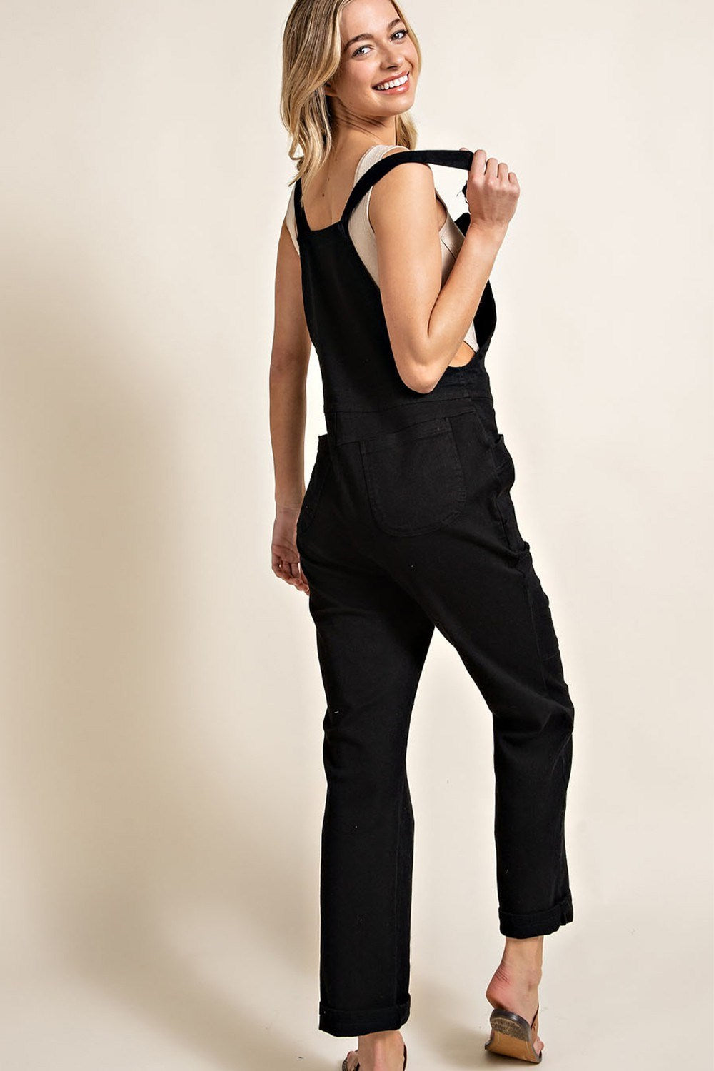 Black Washed Jumpsuit