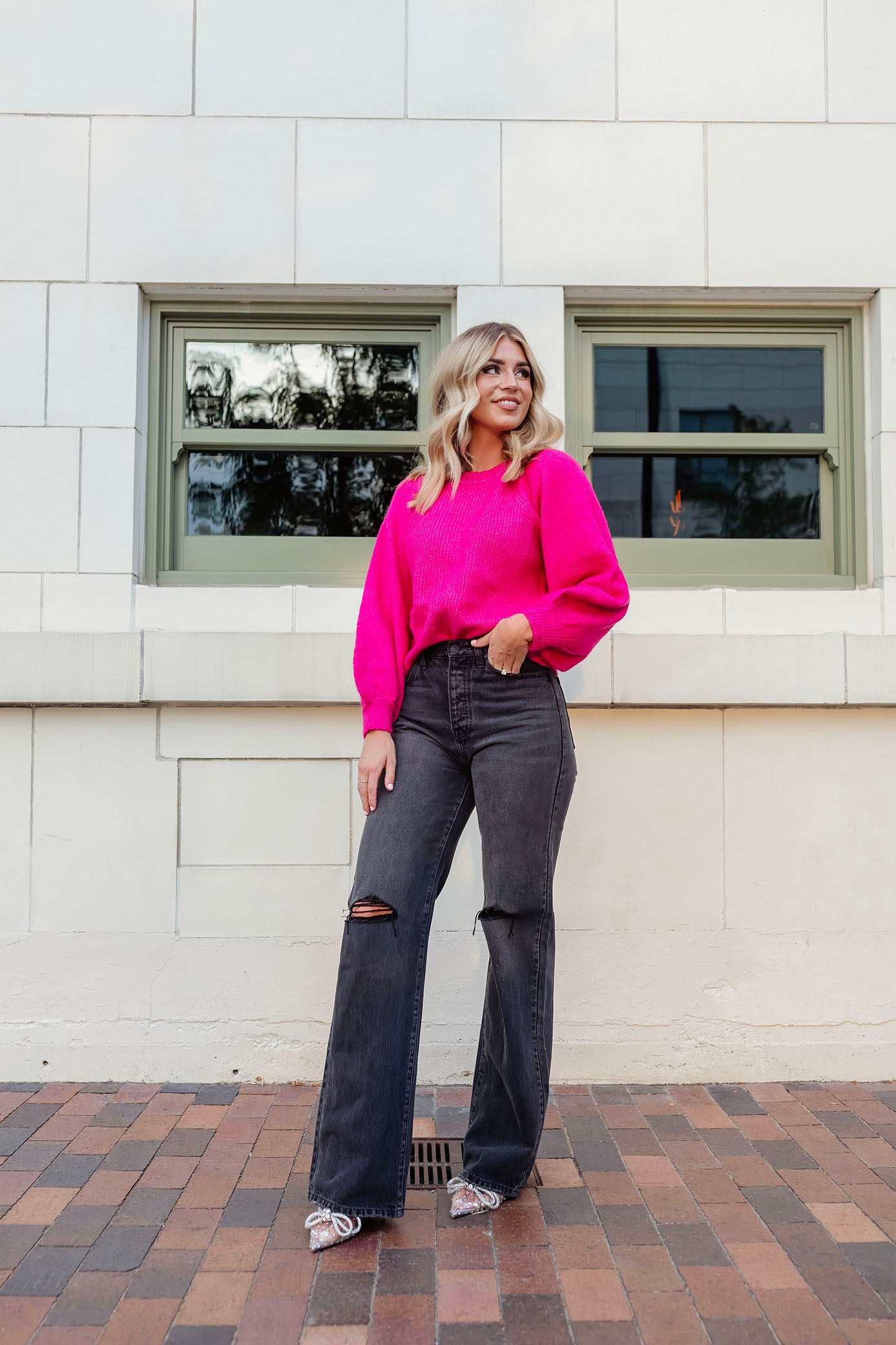 Hot Pink Barbie Sweater