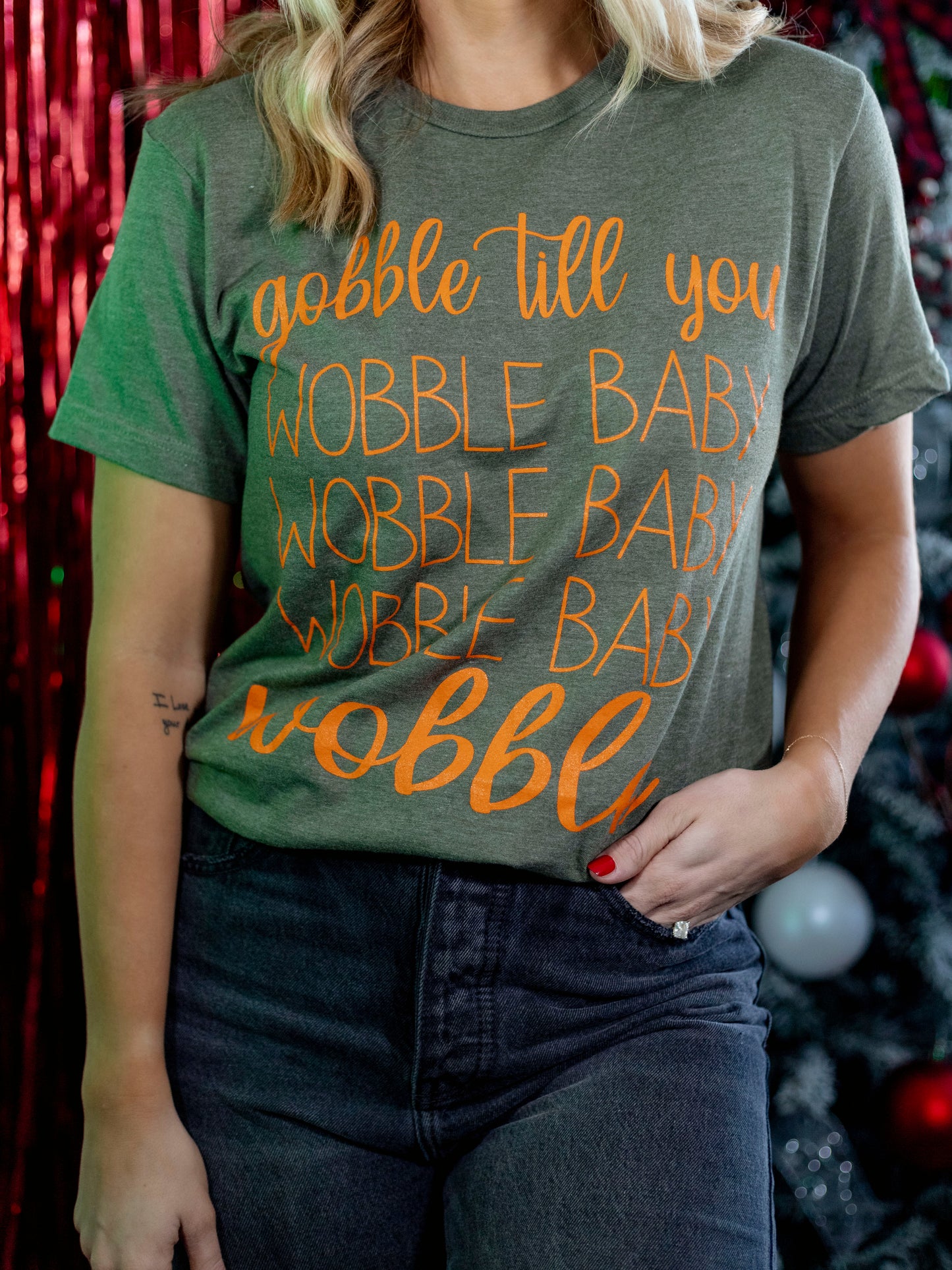 Gobble Til You Wobble Tee