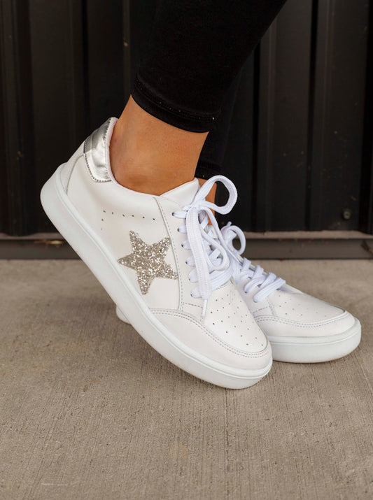 (Size 6, 8, 10)White Star Sneakers