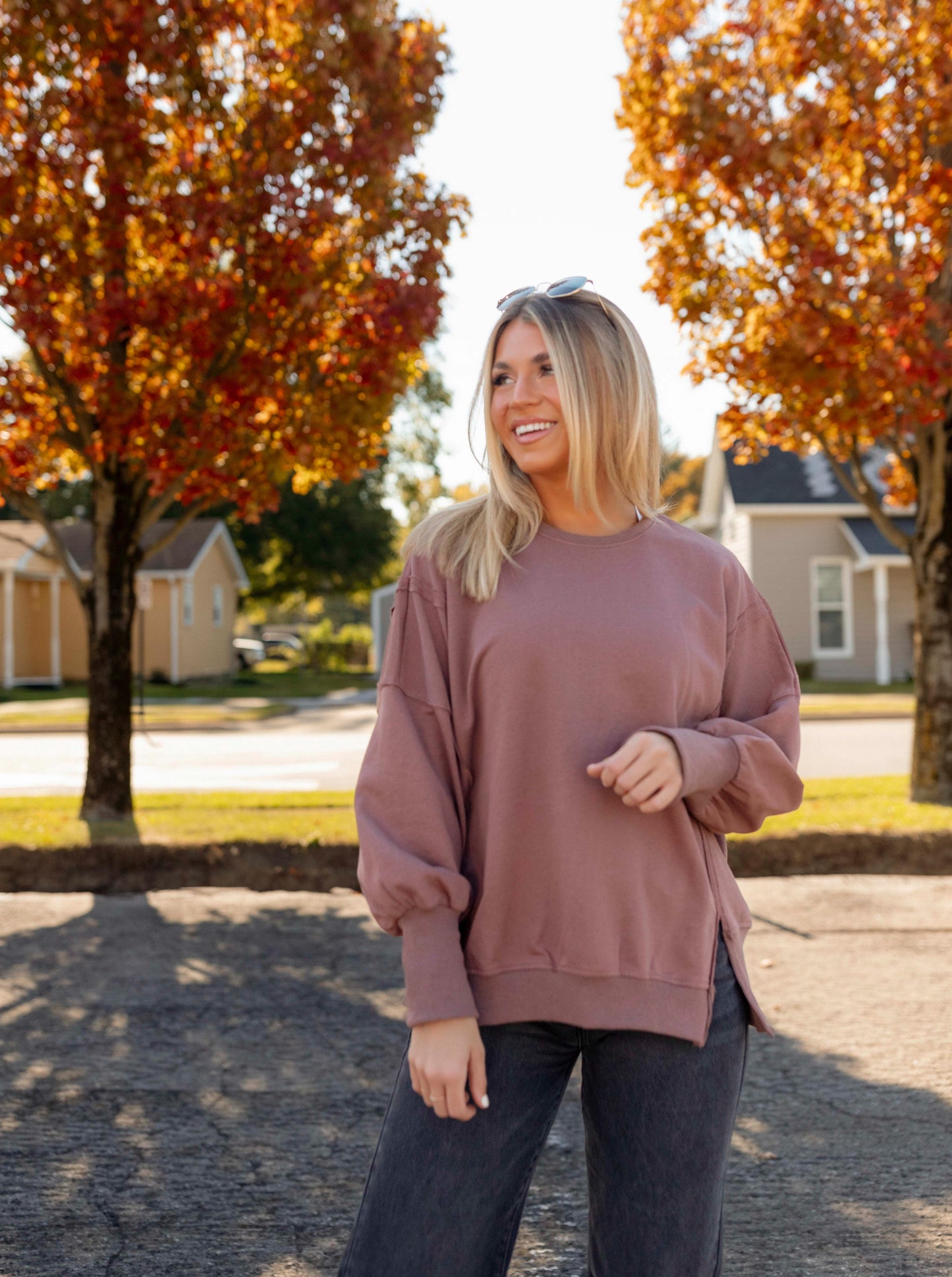 Coco Oversized Slit Pullover