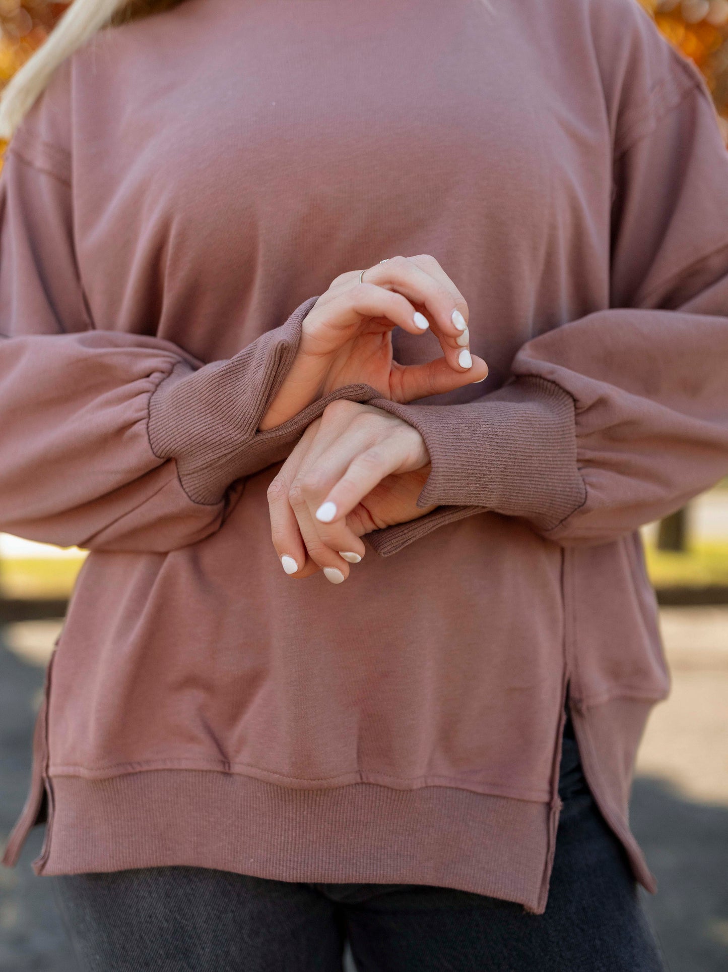 Coco Oversized Slit Pullover