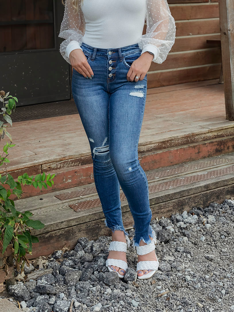 Button Up Flying Monkey Jeans
