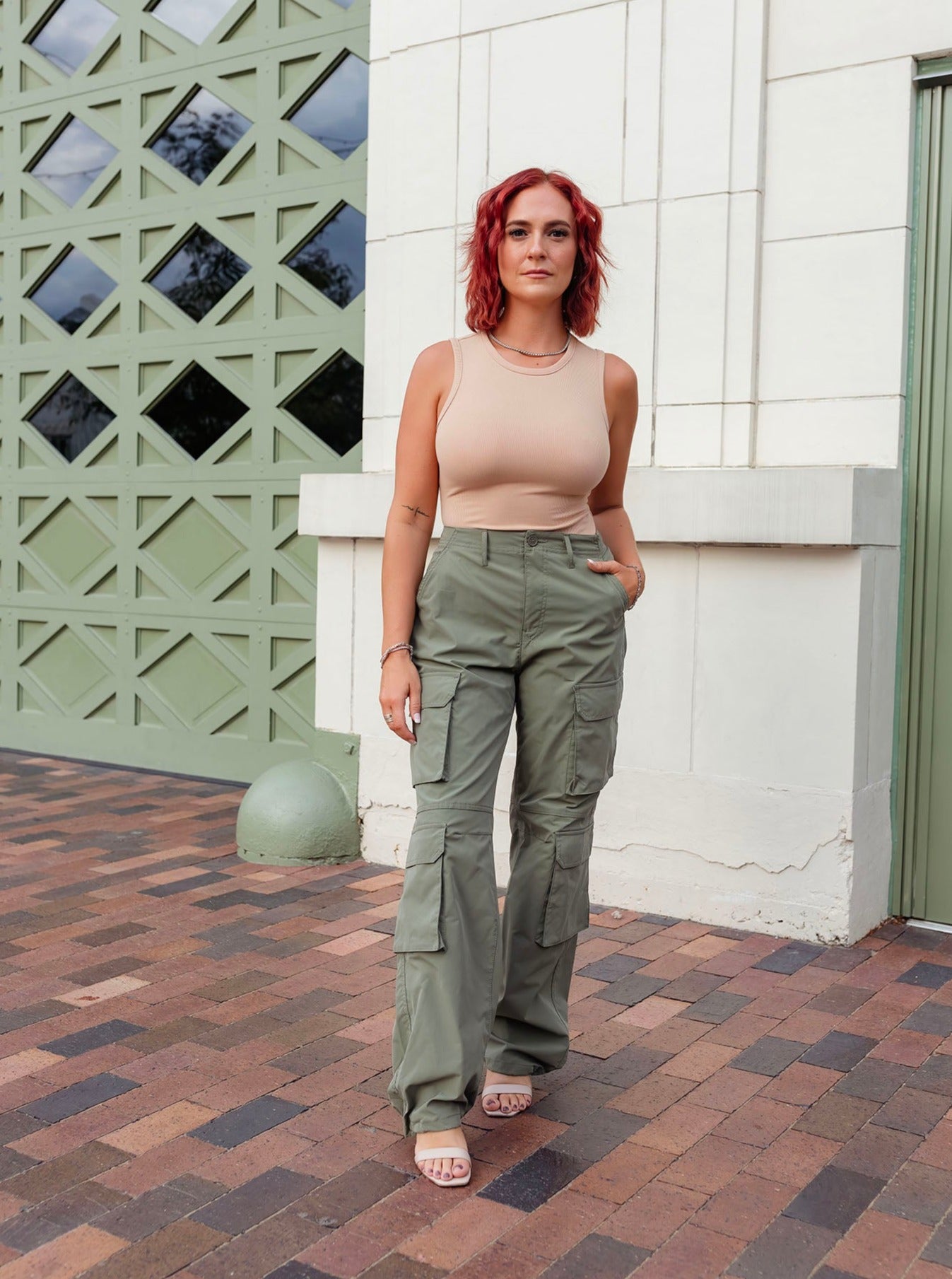 Olive Cargo Pants