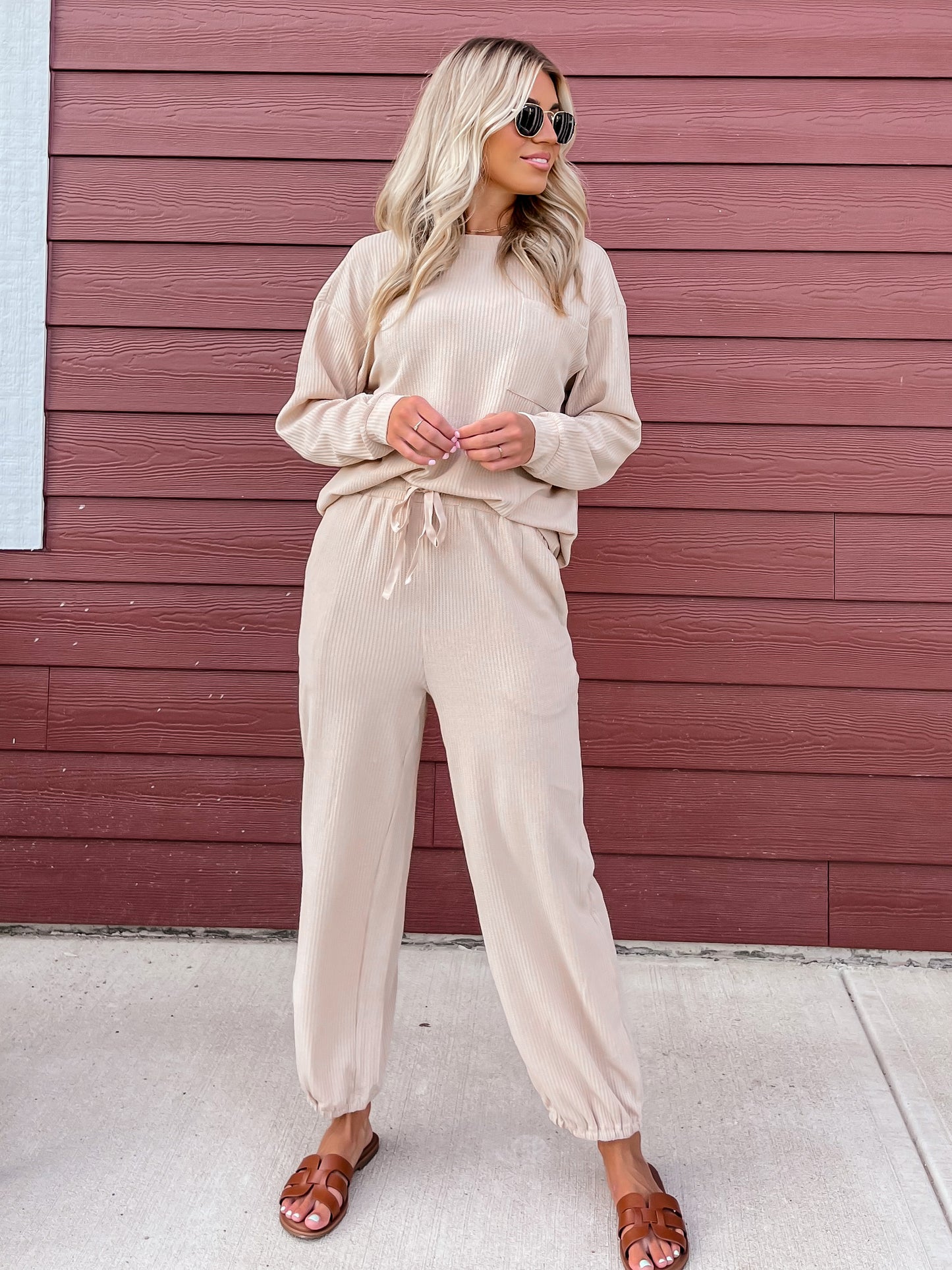 Champagne Jogger Pants