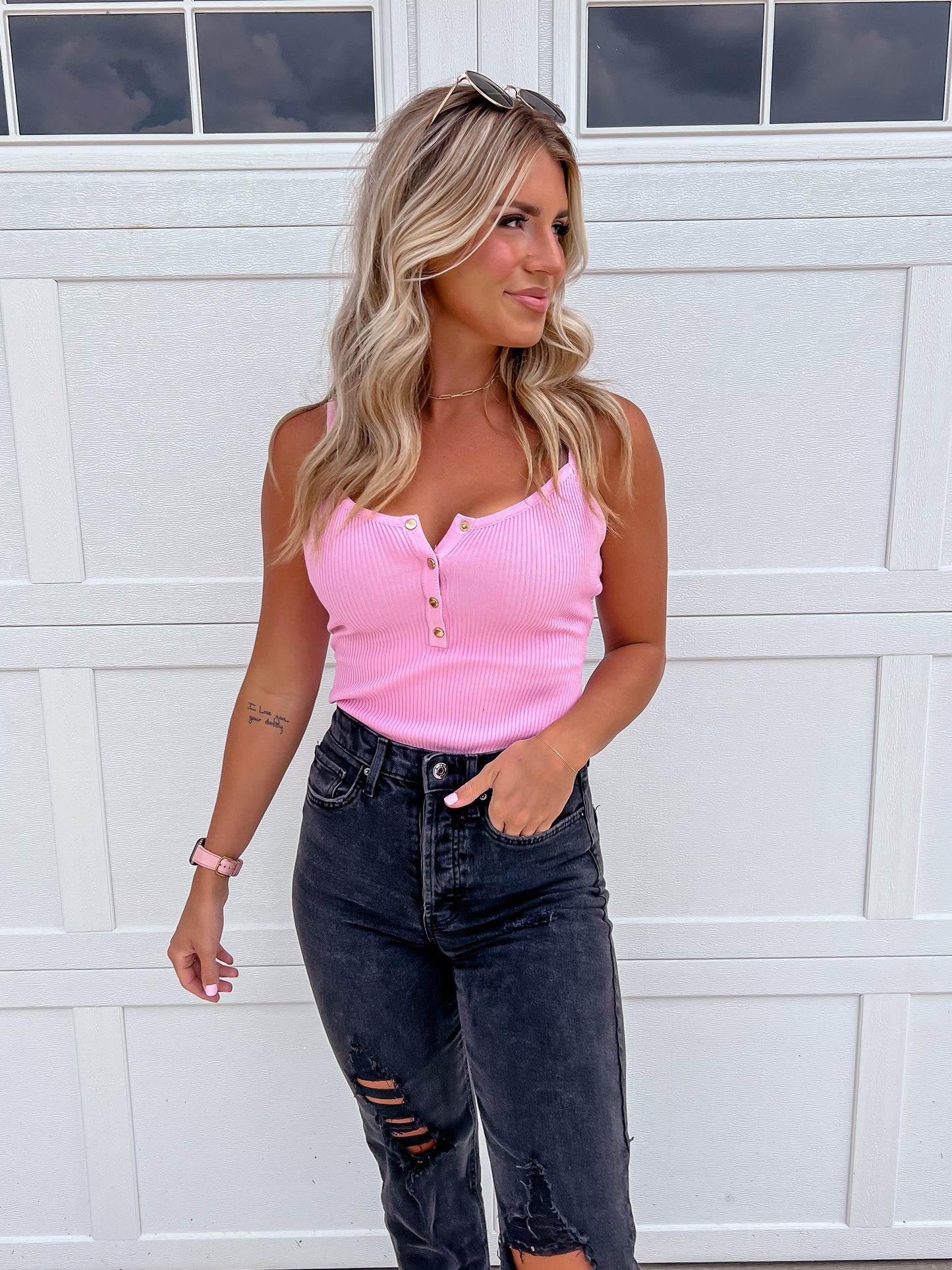 Ribbed Camisole Bodysuit