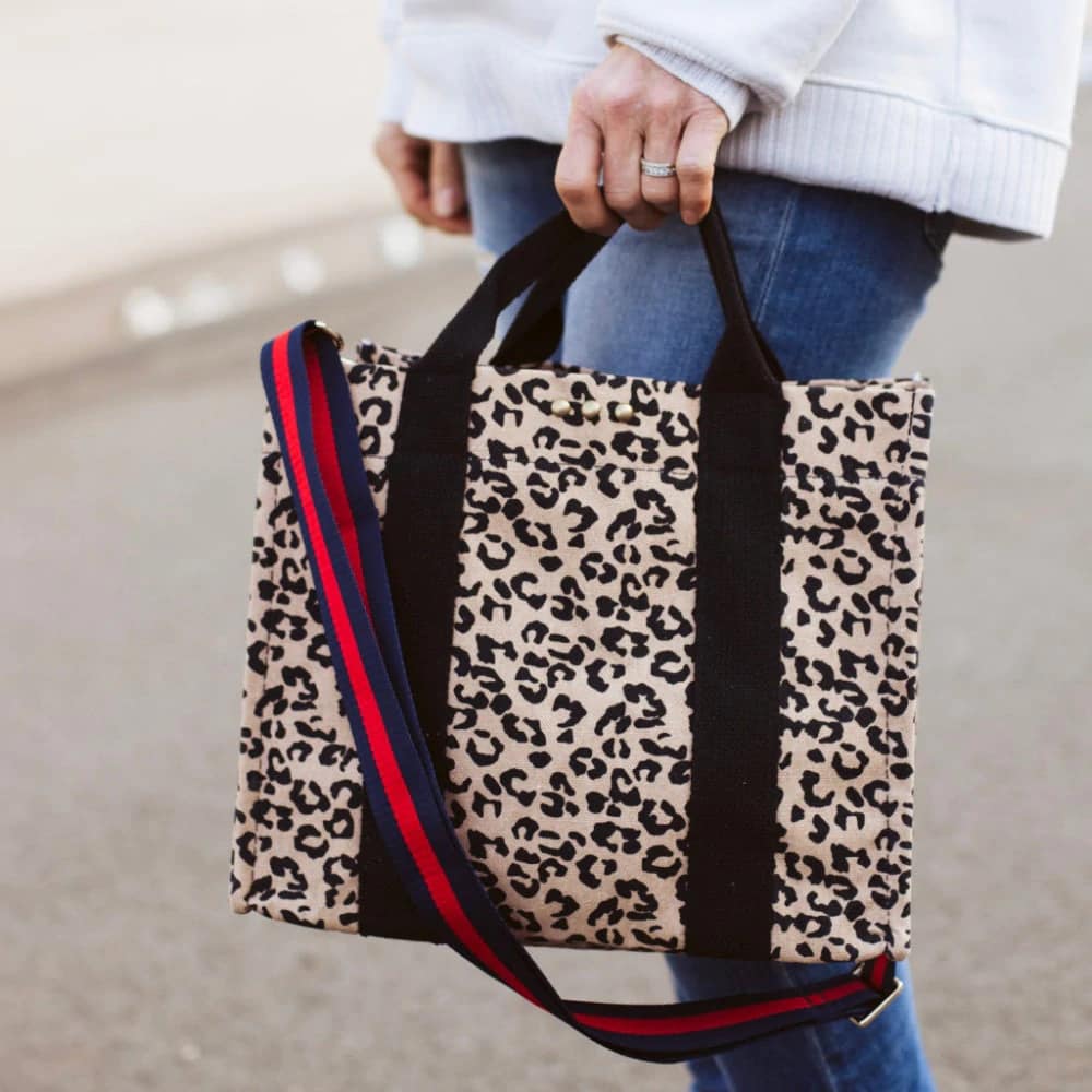 Sofia Canvas Crossbody Tote