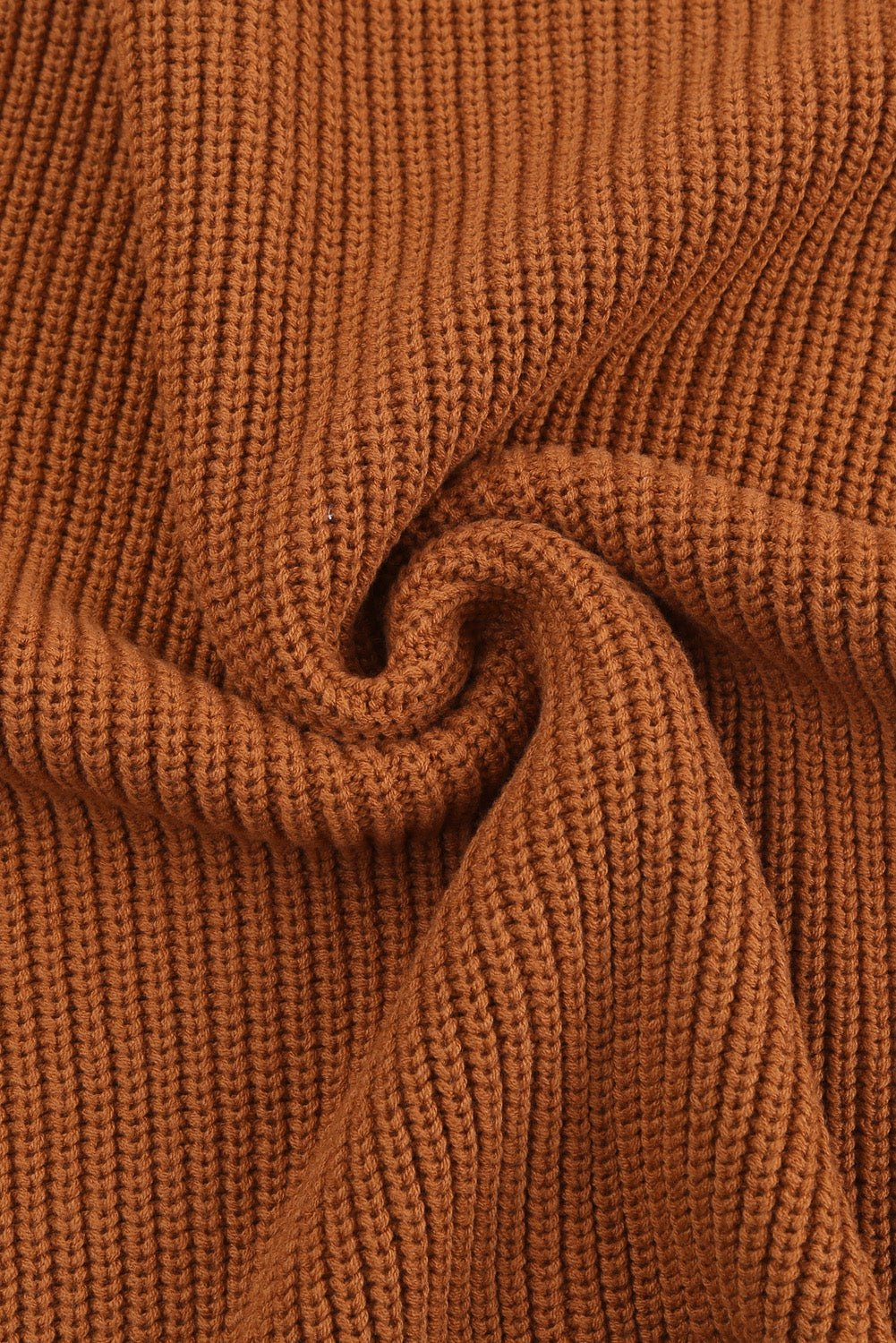 Brown V Neck Cardigan