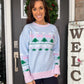 Christmas Tree Rib Sweater