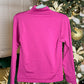 Magenta Fleece Mock Neck