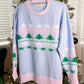 Christmas Tree Rib Sweater