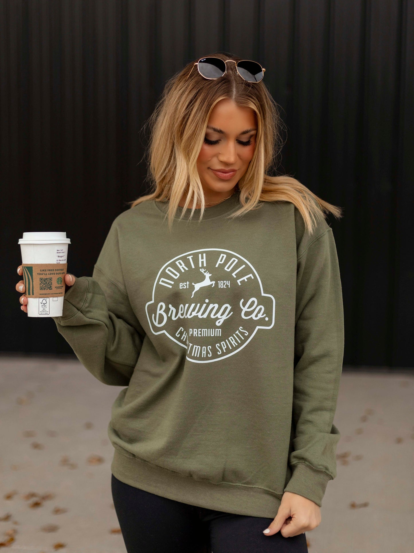 Green North Pole Brewing Sweatshirt