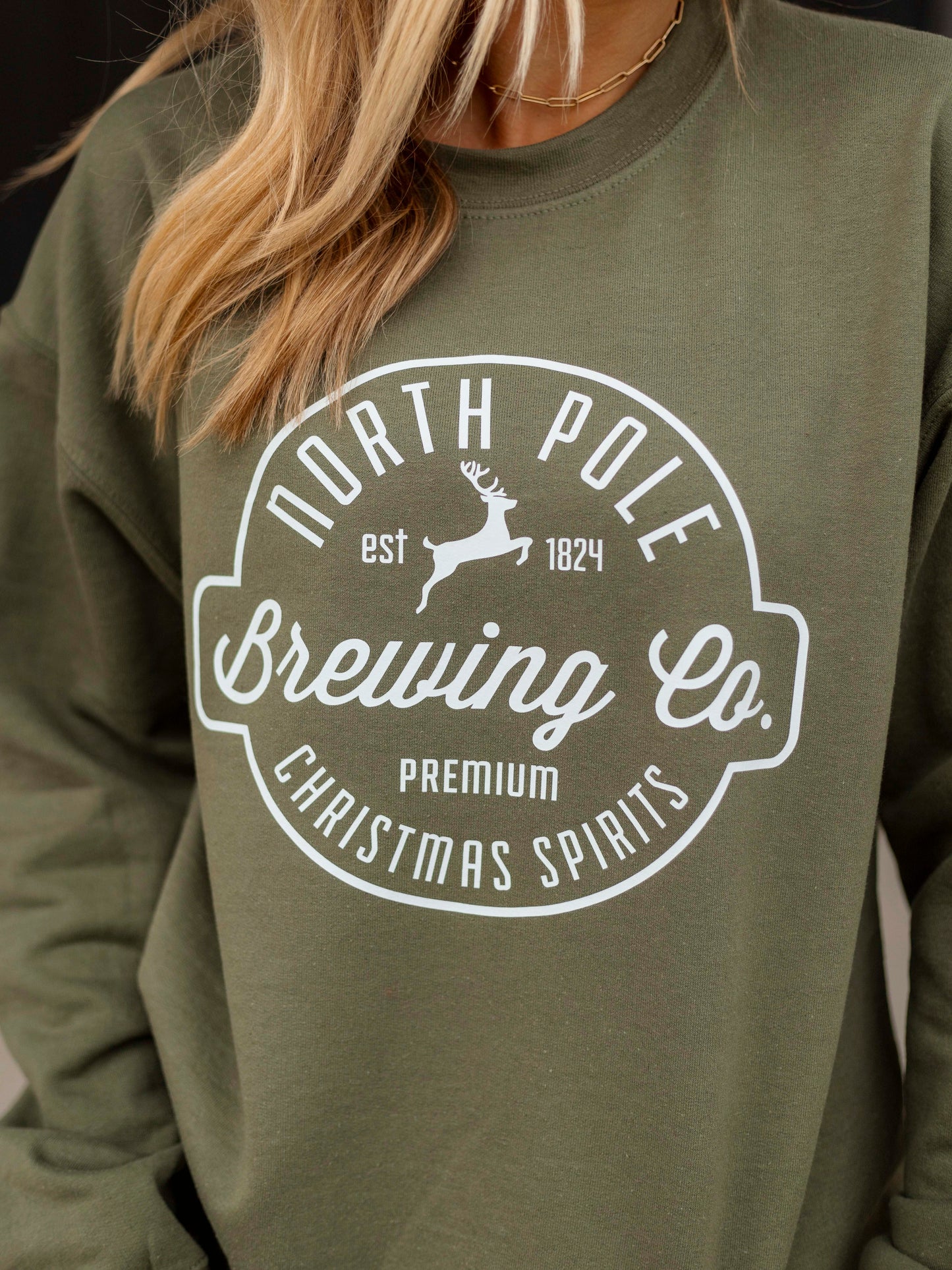 Green North Pole Brewing Sweatshirt