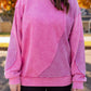Vintage Berry Mineral Washed Pullover