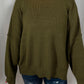 Green Oversized Free People Dupe Sweater