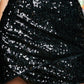 Sequin High Waist Skort