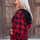 Red Buffalo Plaid Zip Up Pullover