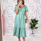 Seafoam Blue Midi Dress