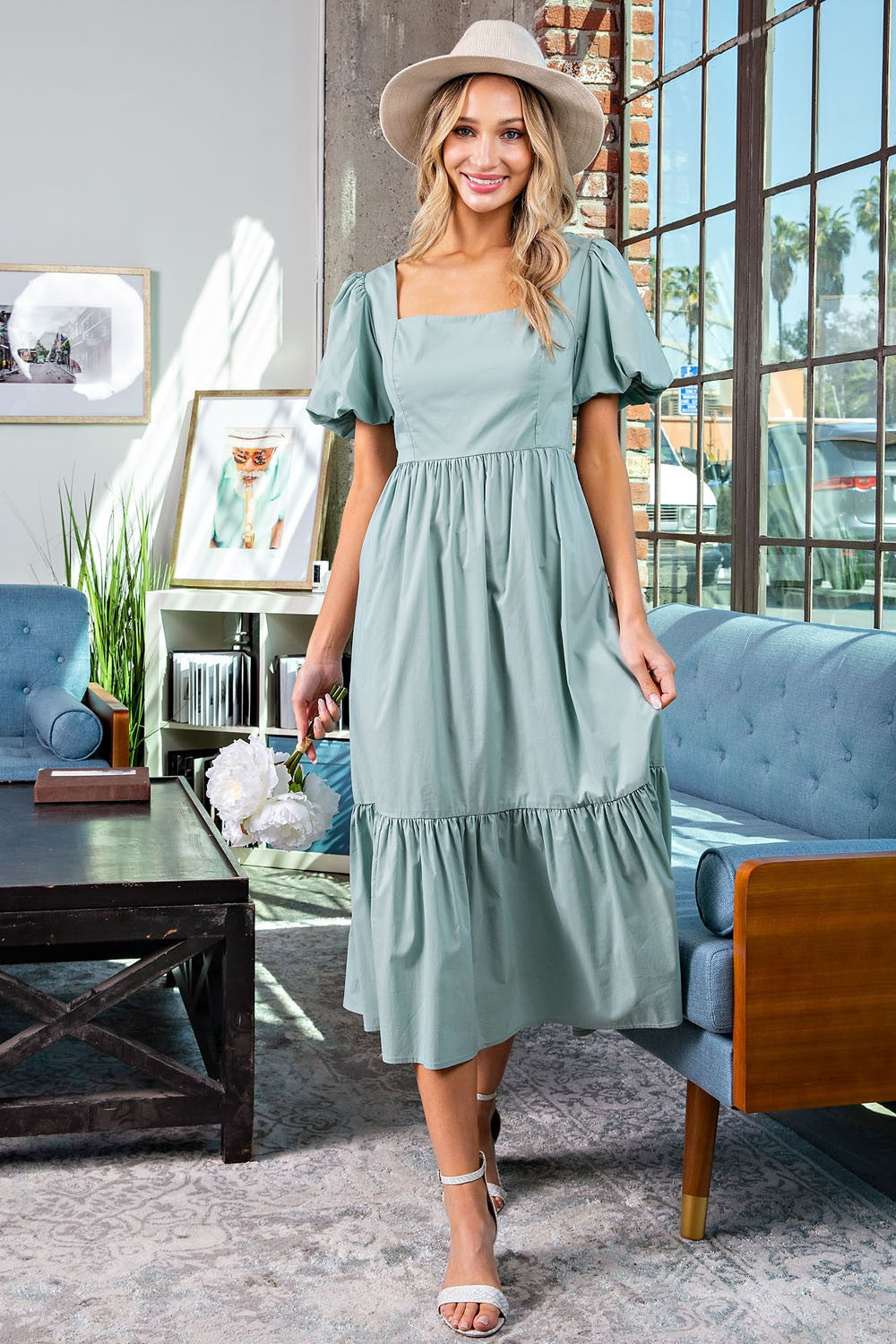 Seafoam 2024 blue dress