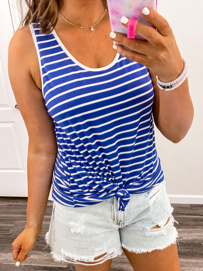 Relaxed Striped Tank Top